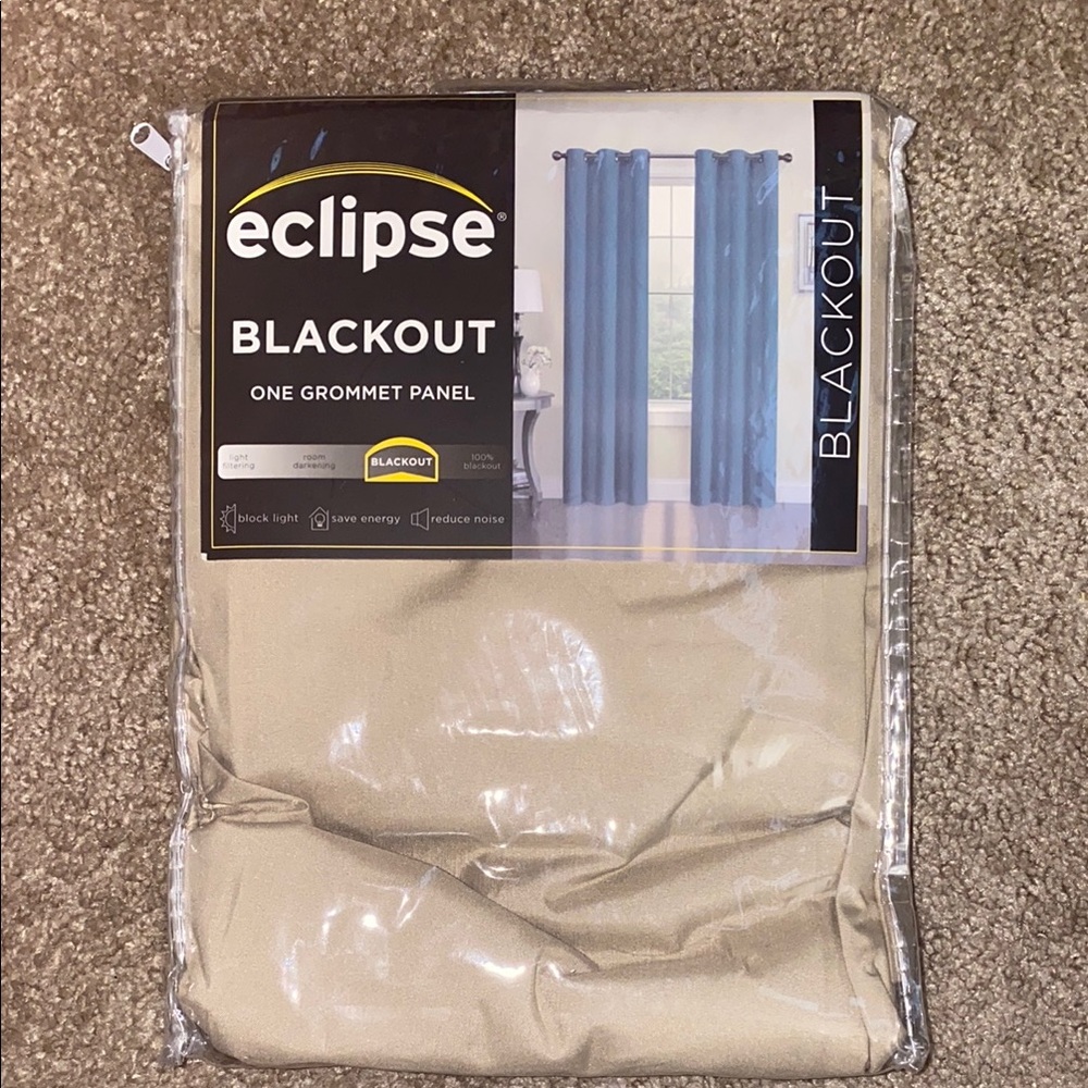 Eclipse Blackout Grommet Panel - Cream
